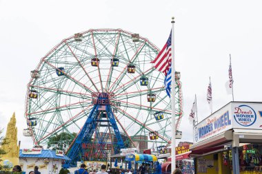 Coney Island Beach Luna Park Eğlence Parkı, New York City, U