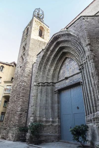 Церква Сан Міскель з Кардона в Каталонії, Іспанія — стокове фото