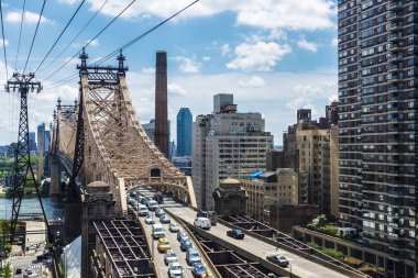  Manhattan, New York City, ABD 'de Ed Koch Queensboro Köprüsü