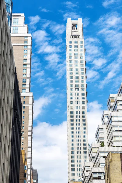 Moderní mrakodrapy na Manhattanu, New York City, USA — Stock fotografie