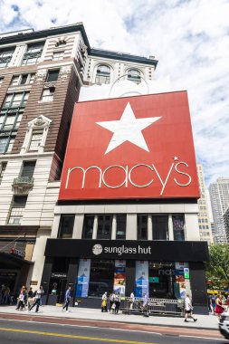 New York, ABD 'de Macys Alışveriş Mağazası