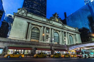 New York City, Abd'de gece Grand Central Terminali
