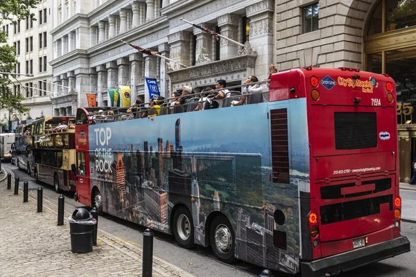 Bus touristique à New York, États-Unis — Photo