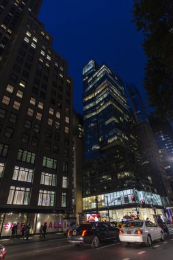 5th Avenue (Fifth Avenue) New York City, Abd gece
