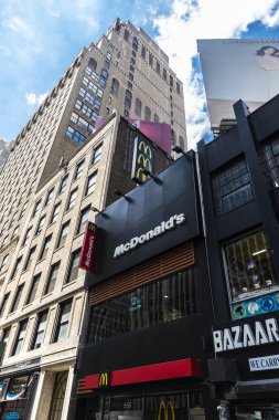 Manhattan'da Mc Donalds, New York City, Amerika Birleşik Devletleri
