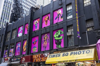 Midtown Comics Times Square in New York City, USA clipart