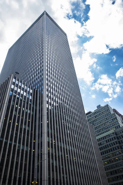 Moderní mrakodrapy na Manhattanu, New York City, USA — Stock fotografie