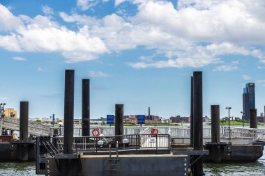 Manhattan'daki Pier, New York City, Amerika Birleşik Devletleri