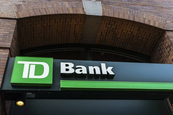 Sucursal del TD Bank en Nueva York, EE.UU. — Foto de Stock