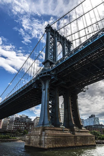 Γέφυρα Μανχάταν στη Νέα Υόρκη, ΗΠΑ — Φωτογραφία Αρχείου