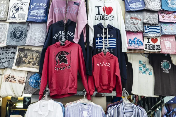 Tienda de recuerdos en Atenas, Grecia — Foto de Stock