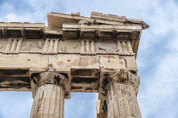 Partenón de la Acrópolis de Atenas, Grecia — Foto de Stock