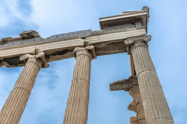 Erechtheion o Erechtheum de la Acrópolis de Atenas, Grecia — Foto de Stock