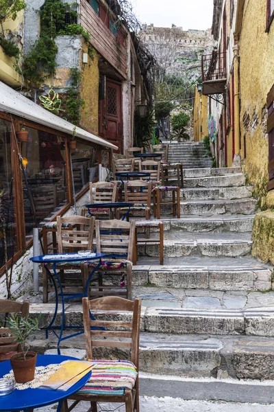 Atina, Yunanistan 'ın Plaka semtinde bir bar — Stok fotoğraf