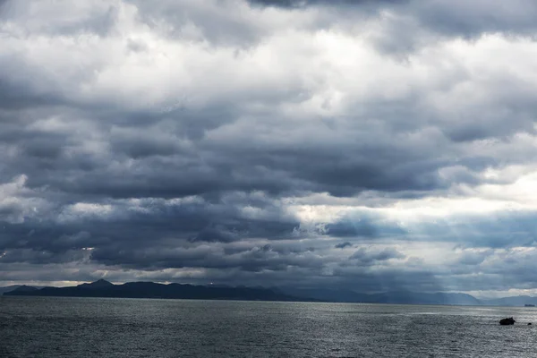 Coastal landscape near Athens, Greece as background — Stock Photo, Image