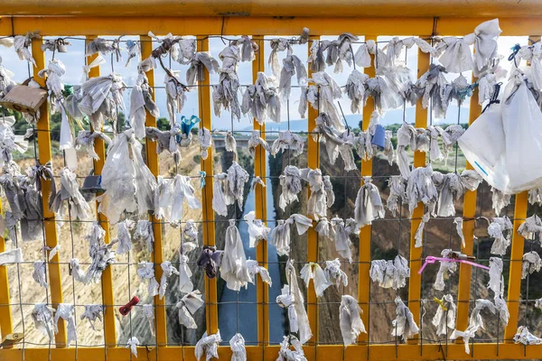 Canal de Corinto en Istmo de Corinto, Grecia — Foto de Stock