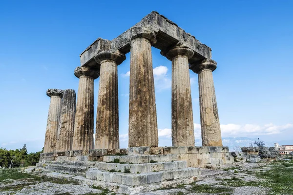 Temple of Apollo in ancient Corinth, Greece — Stock Photo, Image