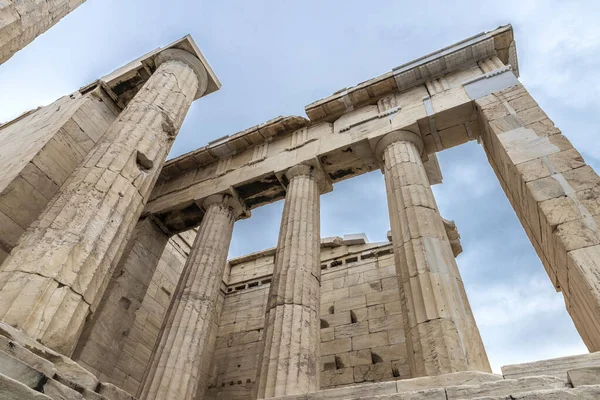 Partenón de la Acrópolis de Atenas, Grecia — Foto de Stock