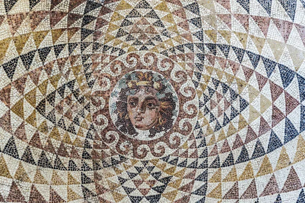 Mosaik av ruinerna av den antika Korint, Grekland — Stockfoto