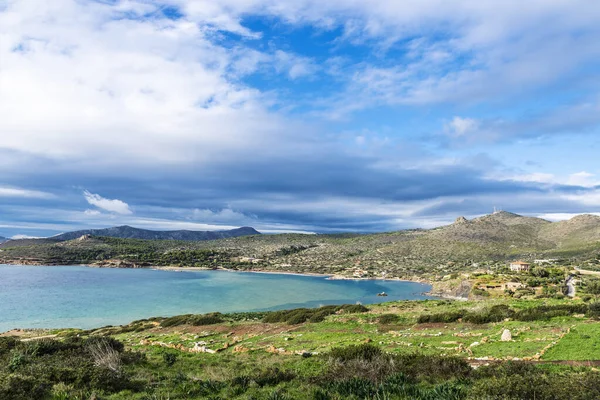 Overview of the coast of East Attica in Greece — Stock Photo, Image