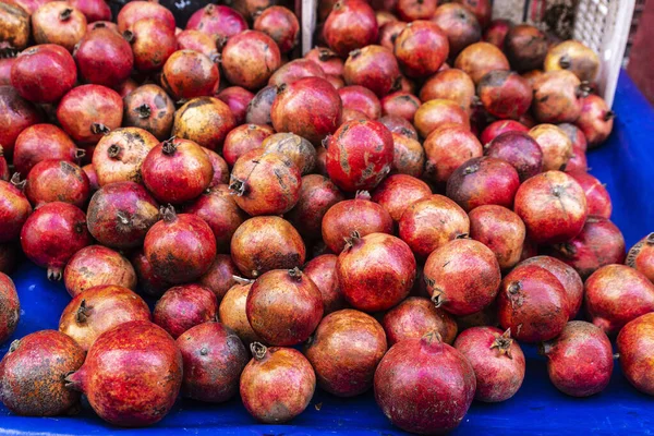 Granaatappel (Punica granatum) als achtergrond — Stockfoto