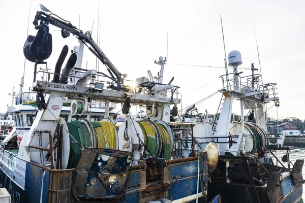 Howth Irlande 1Er Janvier 2020 Navires Pêche Dans Petit Port — Photo