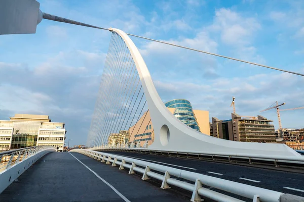 Dublin Ierland Januari 2020 Samuel Beckett Bridge Ontworpen Door Architect — Stockfoto