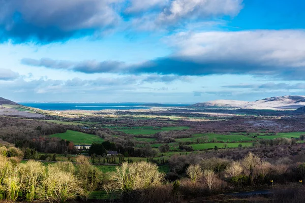 Prairie Landschap County Clare Provincie Munster Het Westen Begrensd Door — Stockfoto