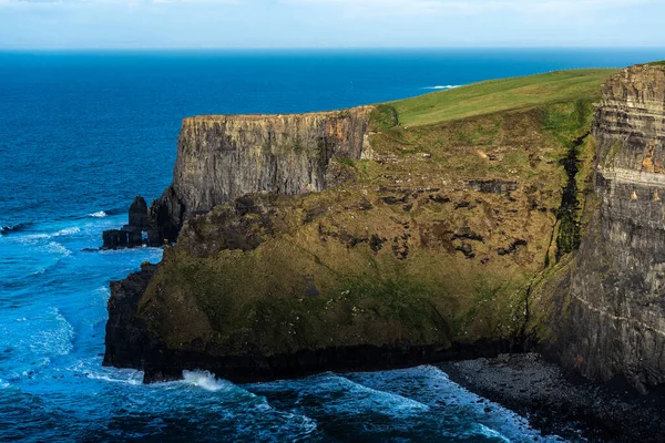 Klippen Von Moher Meeresklippen Südwestlichen Rand Der Burren Region Der — Stockfoto