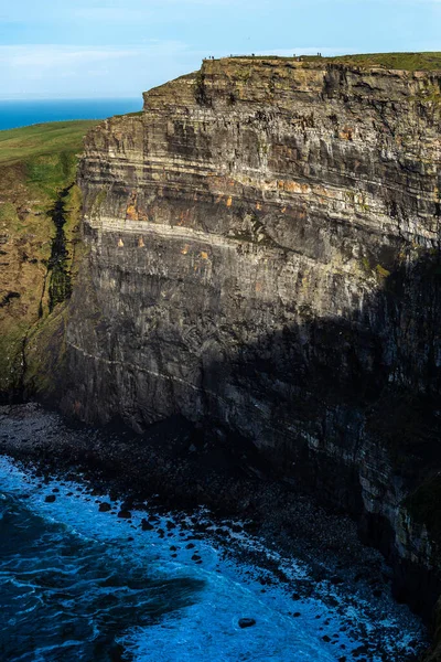 Klippen Von Moher Meeresklippen Südwestlichen Rand Der Burren Region Der — Stockfoto