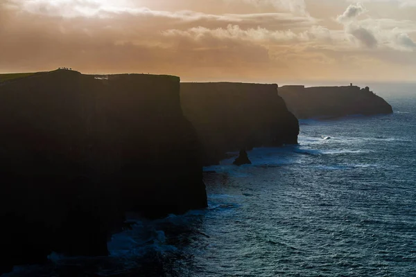 Scogliere Moher Scogliere Sul Mare Situate Margine Sud Occidentale Della — Foto Stock