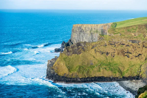 Klippen Von Moher Meeresklippen Südwestlichen Rand Der Burren Region Der — Stockfoto