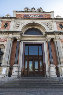 Danimarka, Kopenhag 'daki Ny Carlsberg Glyptotek Sanat Müzesi cephesi 