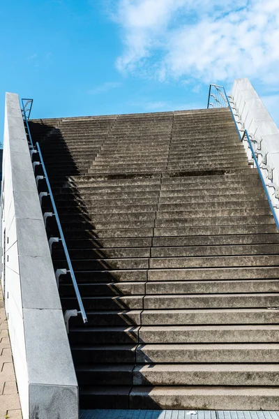 Stairs Black Diamond Building Modern Office Building Copenhagen Denmark — Stock Photo, Image