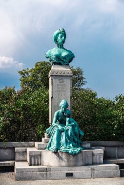 Danimarka, Kopenhag 'daki Langelinie Gezinti Alanı' nda Prenses Marie Heykeli 