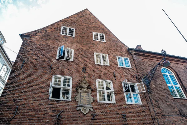 Fasad Regensen Bostadshögskola För Studenter Vid Köpenhamns Universitet Ucph Danmark — Stockfoto