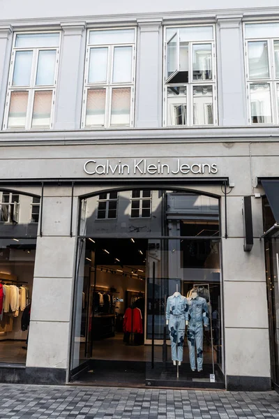 Copenhague Dinamarca Agosto 2019 Fachada Una Tienda Ropa Calvin Klein —  Fotos de Stock