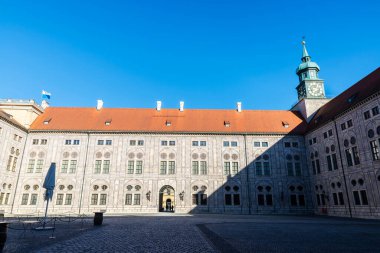 Münih Konutunun Avlusu ya da Münih, Bavyera, Almanya