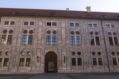 Münih Konutunun Avlusu ya da Münih, Bavyera, Almanya