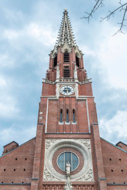 Maria Hilf in der Au Kilisesi, ayrıca Mariahilfkirche olarak da bilinir, Münih, Bavyera, Almanya