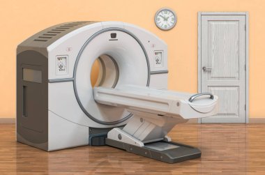 Pozitron Emisyon Tomografisi, PET tarayıcısı. 3B görüntüleme