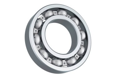 Top taşıyıcı yakın plan. Beyaz arkaplanda 3B görüntüleme izole edildi