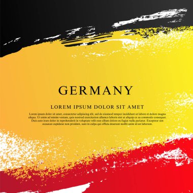 Alman bayrağı. Almanya Ulusal Birlik Günü.