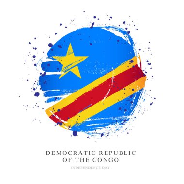 Demokratik Kongo Cumhuriyeti bayrağı bir l şeklinde