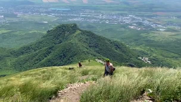 Pyatigorsk Russia Giugno 2020 Veduta Aerea Della Bellissima Vista Dalla — Video Stock