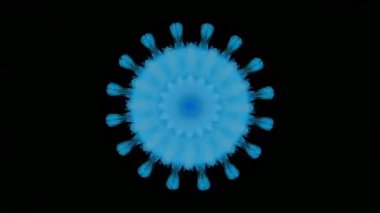 Sihirli mavi esrarengiz arkaplan. Uzay ve galaksi. Ay kaleydoskopu. Mistik soyut dairesel girdap şekli. Esrarengiz sarhoş edici arka plan