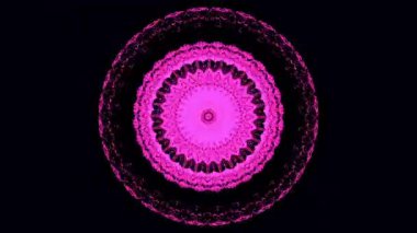 Pembe dönen soyut çember. Hipnoz ve meditasyon. Farkındalık ve barış. Güneş patlamaları. Kozmik kutsal arka plan. Evrenin Ağı