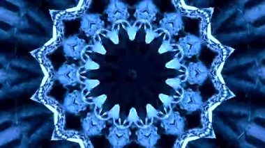 Evrenin sonsuz hareketinin bir kaleydoskobu. Mavi ve beyaz buz mandala. Donmuş kuzey yıldızı. Soyut mistik geçmiş. Düş kapanı hipnozu.