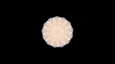  Ay tutulması. Detaylı mavi ve beyaz bir mandala dairesi. Karmaşık bir hipnotik ekran koruyucu. Yıldızlardan oluşan bir kaleydoskop. Kozmik ağı örmek