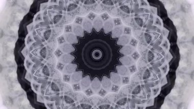 Bir düş kapanı karmaşık şamanik çizimi. Soyut gizemli dönen mandala. Meditasyon amaçlı hipnoz geçmişi. Sakinleş ve transa geç. Okültizm ve din